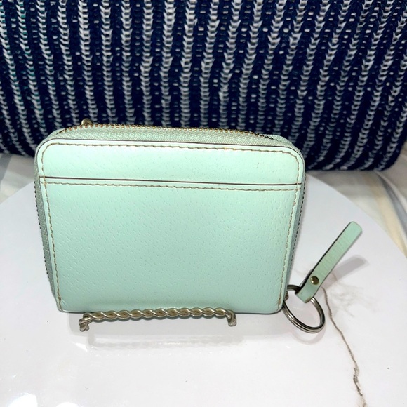 Kate Spade Wellesley Cara Wallet Small Zip Around MintGreen, Vintage - Picture 4 of 11